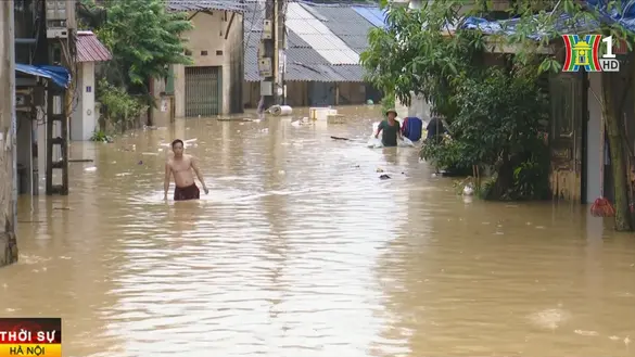 Tình trạng ngập lụt trên địa bàn thành phố Thái Nguyên được đánh giá là nghiêm trọng nhất từ trước đến nay.